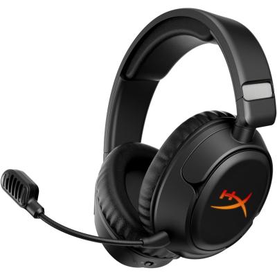 HyperX Cloud Flight 2 – Wireless Gaming Headset, Customizable RGB Lighting with Removable Earcup Plates, up to 100 Hours of Battery Life, 2.4GHz & Bluetooth, Multi-Platform Compatibility - Black