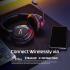 HyperX Cloud Flight 2 – Wireless Gaming Headset, Customizable RGB Lighting with Removable Earcup Plates, up to 100 Hours of Battery Life, 2.4GHz & Bluetooth, Multi-Platform Compatibility - White