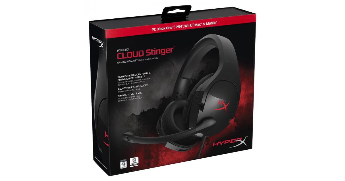 Hyperx Cloud Stinger Gaming Headset Hx Hscs Bk Na Os Jordan