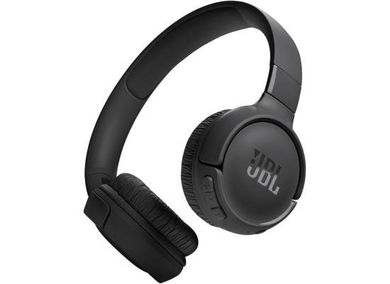 JBL Tune 520BT - Wireless On-Ear Headphones, Up to 57H Battery Life and Speed Charge, Lightweight, Comfortable and Foldable Design, Hands-Free Calls with Voice Aware (Black)