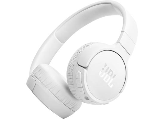 JBL Tune 670NC - Adaptive Noise Cancelling with Smart Ambient Wireless On-Ear Headphones, Up to 70H Battery Life with Speed Charge, Lightweight, Comfortable and Foldable Design (White)