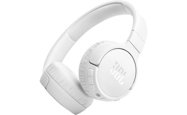 JBL Tune 670NC - Adaptive Noise Cancelling with Smart Ambient Wireless On-Ear Headphones, Up to 70H Battery Life with Speed Charge, Lightweight, Comfortable and Foldable Design (White)