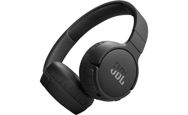 JBL Tune 670NC - Adaptive Noise Cancelling with Smart Ambient Wireless On-Ear Headphones, Up to 70H Battery Life with Speed Charge, Lightweight, Comfortable and Foldable Design (Black)
