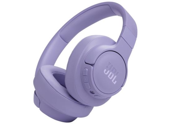 JBL Tune 770NC Adaptive Noise Cancelling Wireless Over-Ear Headphones, Pure Bass Sound, Smart Ambient, Bluetooth 5.3, Le Audio, VoiceAware, Up To 70H Battery, Multi-Point Connect - Purple