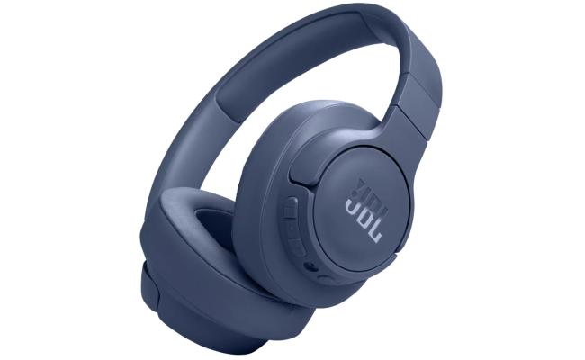 JBL Tune 770NC Adaptive Noise Cancelling Wireless Over-Ear Headphones, Pure Bass Sound, Smart Ambient, Bluetooth 5.3, Le Audio, VoiceAware, Up To 70H Battery, Multi-Point Connect - Blue