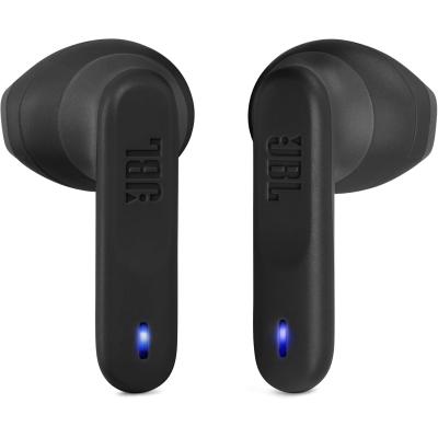 JBL Vibe Flex, Wireless Bluetooth Headphones, 12mm Drivers, 32 Hour Playback, IP54 Water and Dust Resistant - Black