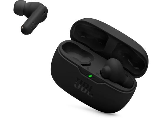 JBL Vibe Beam 2 - True Wireless Noise Cancelling Earbuds with JBL Pure Bass Sound & Smart Ambient technology, 4mics for crisp, clear calls, up to 40Hrs of Playback, IP54 Dust & Water resistant (Black)