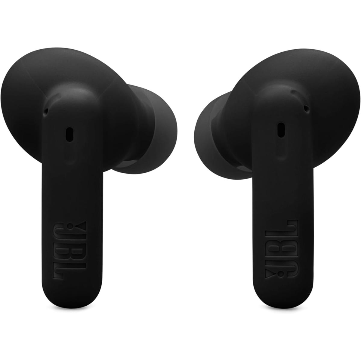 JBL Vibe Beam 2 - True Wireless Noise Cancelling Earbuds with JBL Pure Bass Sound & Smart Ambient technology, 4mics for crisp, clear calls, up to 40Hrs of Playback, IP54 Dust & Water resistant (Black)