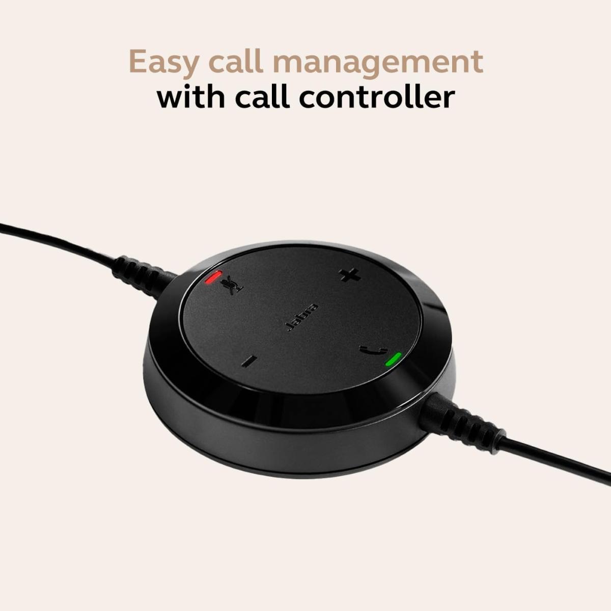 Jabra Evolve 20 Wired Headset (2025 Edition) - Dual-Ear Set for Office and Work from Home - Call Control - Certified for MS Teams - USB-C/A Connectivity - Black Jabra Evolve 20 Wired Headset (2025 Edition) - Dual-Ear Set for Office and Work from Home - Call Control - Certified for MS Teams - USB-C/A Connectivity - Black