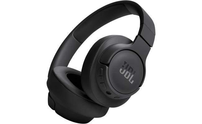 JBL Tune 720BT - Wireless Over-Ear Headphones with JBL Pure Bass Sound, Bluetooth 5.3, Up to 76H Battery Life and Speed Charge, Lightweight, Comfortable and Foldable Design (Black)