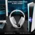 ATTACK SHARK L80PRO Wireless Gaming Headset Lightseed Tech- Built-in&Detachable Dual Microphone-Lightweight Headphone with Tri-Mode(2.4GHz USB C&A Dongle/BT/Wired)-for PC Mac Switch Win-White
