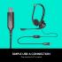 Logitech 960 USB, Noise-cancelling w/ Mute Button Stereo Headset, Easy plug-and-play. Logitech 960 USB, Noise-cancelling w/ Mute Button Stereo Headset, Easy plug-and-play.
