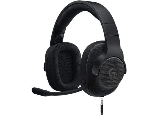 Logitech G433 7.1 Wired with DTS Headphone: X 7.1 Surround for PC, PS4,Xbox – Triple Black Gaming Headset