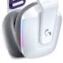 Logitech G733 Wireless Lightspeed Gaming Headset, DTS Headphone:X 2.0 surround sound 7.1,  Lightsync RGB, 278g ULTRA LIGHTWEIGHT, Up To 29 Hours Battery Life (White)