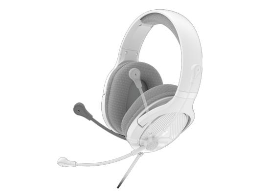 Fantech Trinity MH88 (White) Wired (3.5mm) Lightweight Adjustable Gaming Headset, Multiplatform PC, PS, XBOX, Mobile, including 3.5mm Audio Splitter w/ Noise Cancelling Mic & Easy Inline Volume Control