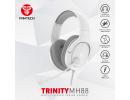 Fantech Trinity MH88 (White) Wired (3.5mm) Lightweight Adjustable Gaming Headset, Multiplatform PC, PS, XBOX, Mobile, including 3.5mm Audio Splitter w/ Noise Cancelling Mic & Easy Inline Volume Control 