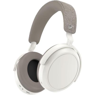 Sennheiser MOMENTUM 4 Wireless Headphones, Bluetooth for Crystal-Clear Calls w/ Adaptive Noise Cancellation, 60h Battery Life, Customizable Sound & Lightweight Folding Design - White