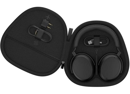 Sennheiser MOMENTUM 4 Wireless Headphones, Bluetooth for Crystal-Clear Calls w/ Adaptive Noise Cancellation, 60h Battery Life, Customizable Sound & Lightweight Folding Design - Black