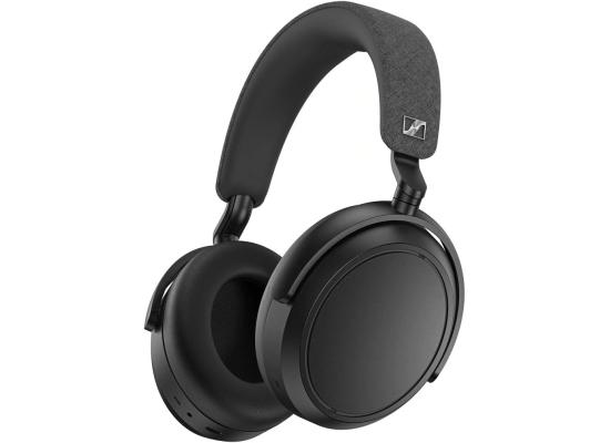 Sennheiser MOMENTUM 4 Wireless Headphones, Bluetooth for Crystal-Clear Calls w/ Adaptive Noise Cancellation, 60h Battery Life, Customizable Sound & Lightweight Folding Design - Black