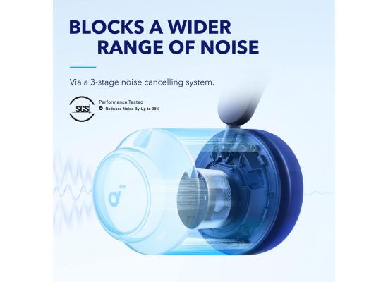 soundcore by Anker Space Q45 Adaptive Active Noise Cancelling Headphones, Reduce Noise by Up to 98%, 50H Playtime, App Control, LDAC Hi-Res Wireless Audio, Comfortable Fit, Clear Calls, Bluetooth 5.3