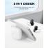 Soundcore R50i NC by Anker Noise Cancelling Earbuds, Strong and Smart Noise Cancelling, Powerful Bass, 45H Playtime, 2-in-1 Case and Phone Stand, IP54, Wireless Earbuds, Bluetooth 5.4 (White)