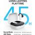 Soundcore R50i NC by Anker Noise Cancelling Earbuds, Strong and Smart Noise Cancelling, Powerful Bass, 45H Playtime, 2-in-1 Case and Phone Stand, IP54, Wireless Earbuds, Bluetooth 5.4 (White)