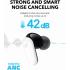 Soundcore R50i NC by Anker Noise Cancelling Earbuds, Strong and Smart Noise Cancelling, Powerful Bass, 45H Playtime, 2-in-1 Case and Phone Stand, IP54, Wireless Earbuds, Bluetooth 5.4 (White)