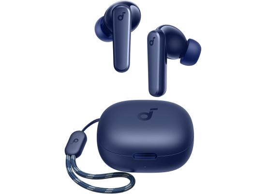 Soundcore by Anker R50 True Wireless Earbuds, 10mm Drivers with Big Bass, Bluetooth 5.3, 30H Long Playtime, Water-Resistant, 2 Mics for AI Clear Calls, 22 Preset EQs, Customization (Blue)