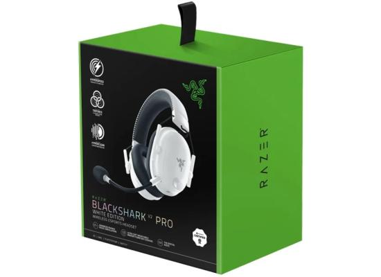 Razer BlackShark V2 Pro 2023 Wireless+Bluetooth Gaming Headset: THX 7.1 Spatial Surround Sound, Noise-Isolating Earcups, Up To 70hr Battery Life - for PC, PS5, PS4, Switch - White Edition