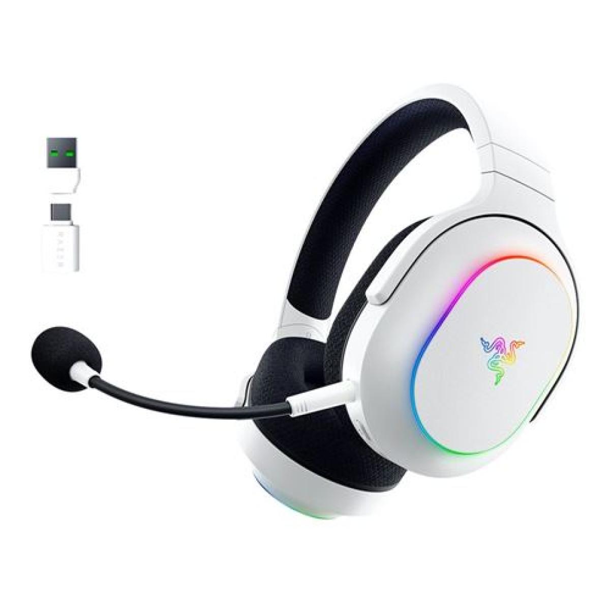 Razer Barracuda X Chroma Lightweight RGB Wireless Gaming Headset (2.4GHz Wireless & Bluetooth), 7.1 Surround Sound, Cardioid Mic, 70 Hr Battery, for PC, Mac, PS5, Switch, Smartphone - Black