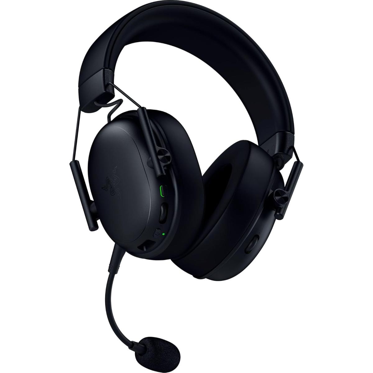 Razer BlackShark V3 X HyperSpeed Wireless Gaming Headset for PC: 50mm Drivers - Cardioid Mic - 2.4 GHz, Bluetooth, USB - Works with Mac, PS5, Nintendo Switch, Smartphone - 70 Hr Battery - Black Razer BlackShark V3 X HyperSpeed Wireless Gaming Headset for PC: 50mm Drivers - Cardioid Mic - 2.4 GHz, Bluetooth, USB - Works with Mac, PS5, Nintendo Switch, Smartphone - 70 Hr Battery - Black