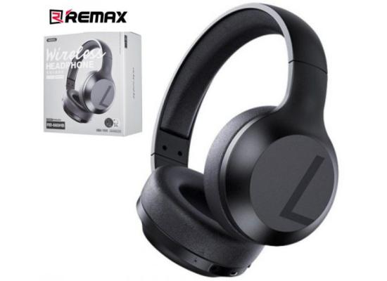 Remax RB-660HB Multifunctional Wireless Headset (Bluetooth 5.0 + 3.5mm) w/ Built-in Lithium Battery Up To 10 hours - Black
