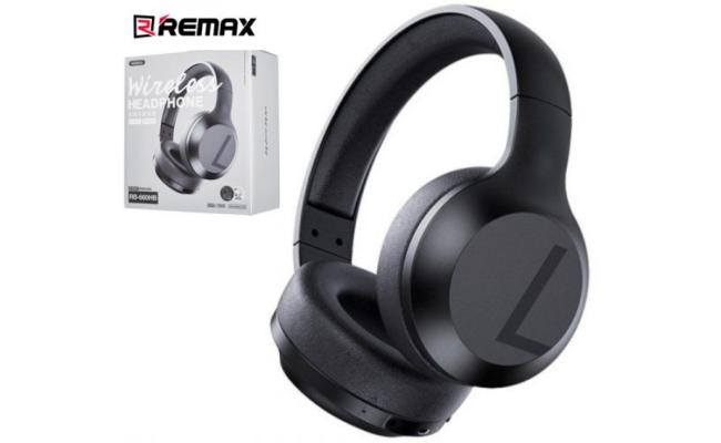 Remax RB-660HB Multifunctional Wireless Headset (Bluetooth 5.0 + 3.5mm) w/ Built-in Lithium Battery Up To 10 hours - Black