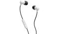 Skullcandy Jib Wired (3.5mm AUX) In-Ear Earbuds w/ Microphone, Rich, Clear Audio w/ Supreme Sound™ technology, Noise Isolating Ear Gels - White