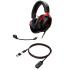 HyperX Cloud III Wireless DTS:X Spatial Virtual 3D Surround Sound Gaming Headset w/ Improved Bass & Superior Noise-cancelling Mic Quality & Onboard Controls , Multiplatform Compatibility (USB-C, USB-A, 2.4GHz Dongle) - Black & Red