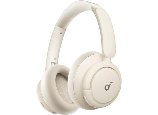 Soundcore Q30 by Anker, Hybrid Active Noise Cancelling Headphones, Multiple Modes, Hi-Res Audio, 50H Playtime, Comfortable Fit, Bluetooth, Beige.