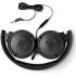 JBL Tune 500 (Black) Lightweight Wired on-Ear Headphones, Pure Bass Sound, Foldable Design, Hands-Free Calls, Tangle-Free Flat Cable Ask Siri or Google Now