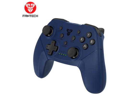 Fantech WGP13 Shooter II Wireless (2.4GHz) Gaming Controller, Built-In Rechargeable Battery , Dual Vibration Motors - Blue