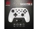 Fantech WGP13 Shooter II Wireless (2.4GHz) Gaming Controller, Built-In Rechargeable Battery , Dual Vibration Motors - White