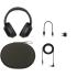 Sony WH-1000XM4 LightWeight & Comfortable Wireless Noise Canceling Headphones, HD Noise Cancelling Processor QN1, Soft Fit Synthetic Leather, With 5 Microphones, Up To 30-Hour Battery Life - Midnight Blue
