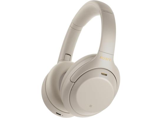 Sony WH-1000XM4 LightWeight & Comfortable Wireless Noise Canceling Headphones, HD Noise Cancelling Processor QN1, Soft Fit Synthetic Leather, With 5 Microphones, Up To 30-Hour Battery Life - Silver