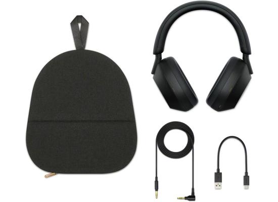 Sony WH-1000XM5 The Best Ultra LightWeight & Comfortable Wireless Noise Canceling Headphones, Soft Fit Synthetic Leather, Integrated Processor V1, With 4 Beamforming Microphones, Up To 30-Hour Battery Life - Black