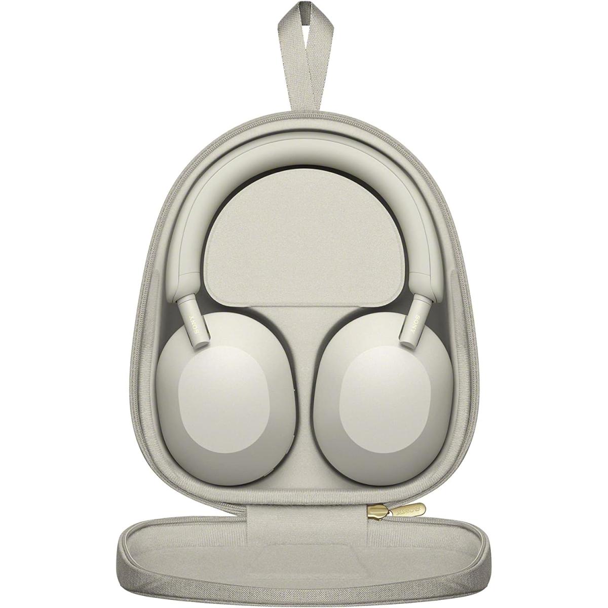 Sony WH-1000XM5 The Best Ultra LightWeight & Comfortable Wireless Noise Canceling Headphones, Soft Fit Synthetic Leather, Integrated Processor V1, With 4 Beamforming Microphones, Up To 30-Hour Battery Life - Silver