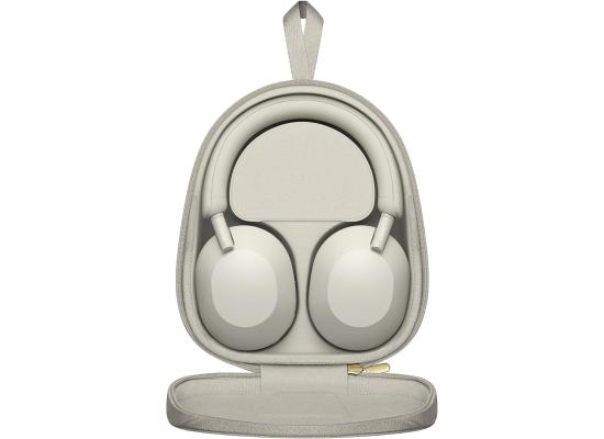 Sony WH-1000XM5 The Best Ultra LightWeight & Comfortable Wireless Noise Canceling Headphones, Soft Fit Synthetic Leather, Integrated Processor V1, With 4 Beamforming Microphones, Up To 30-Hour Battery Life - Silver