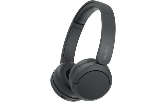 Sony WH-CH520 Wireless Headphones Bluetooth On-Ear Headset with Microphone and up to 50 Hours Battery Life with Quick Charging, Black