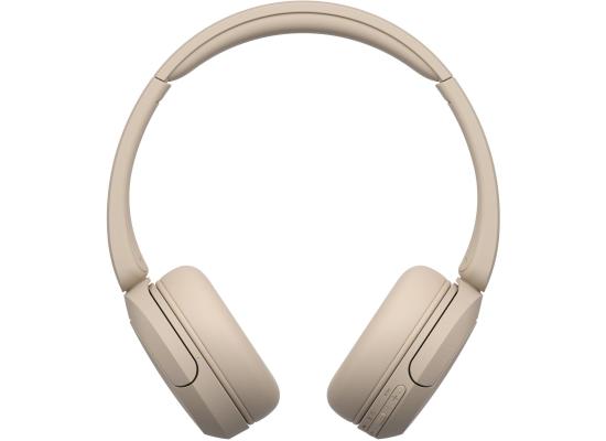 Sony WH-CH520 Wireless Headphones Bluetooth On-Ear Headset with Microphone and up to 50 Hours Battery Life with Quick Charging, beige