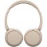 Sony WH-CH520 Wireless Headphones Bluetooth On-Ear Headset with Microphone and up to 50 Hours Battery Life with Quick Charging, beige