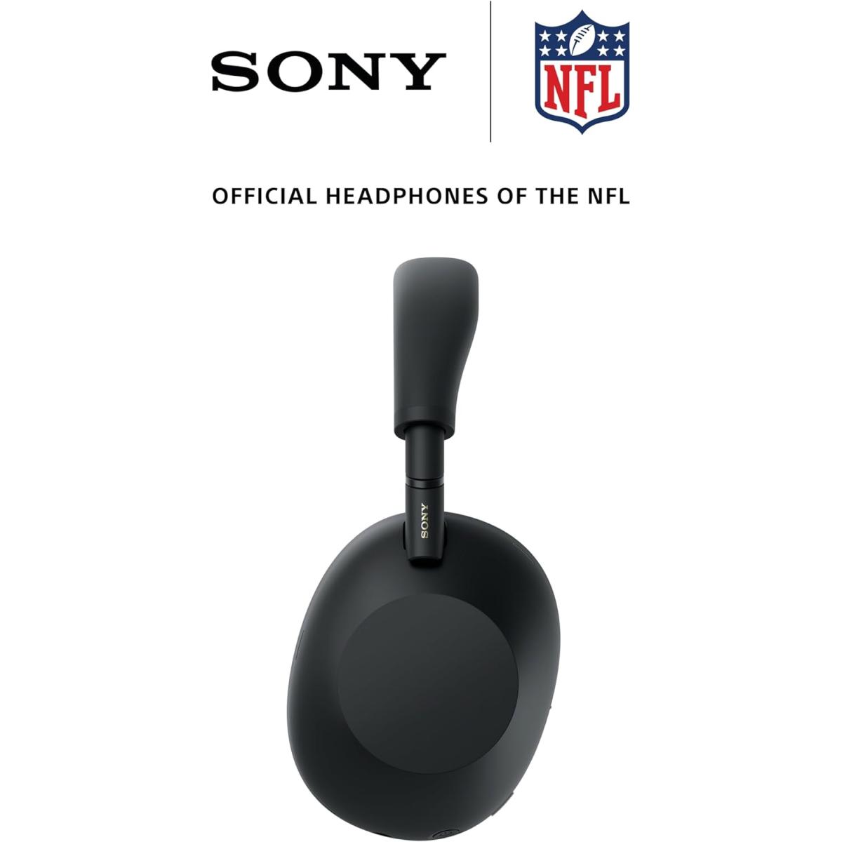 Sony WH-1000XM6 The Best Wireless Noise Canceling Headphones, HD NC Processor QN3, 12 Microphones, Adaptive NC Optimizer, Mastered by Engineers, Studio-Quality, 30-Hour Battery, Black