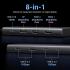 UGREEN USB-C Hub,Revodok 8-in-1,Plug And Play, Input (1 XUSB-C) , Output(2 HDMI,1 Display Port ,2 USB A&C 3.2 Ports ), Video (HDMI 1 ,HDMI 2,DP Up To 4K@60Hz) USB (USB-C ,USB-A ),Charging (USB-C Supports PD 3.0 , 100W),CM639/35625