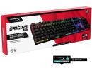 HyperX Alloy Origins PBT Mechanical Gaming Keyboard, Macro Customization, Full Sized KeyBoard, RGB LED Backlit - Tactile HyperX Aqua Switch (English & Russian Layout)